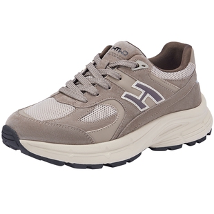 热风男鞋2026年春季新款男士厚底运动休闲鞋户外百搭慢跑鞋子潮