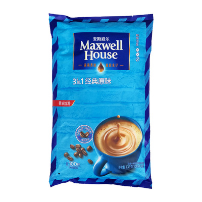 麦斯威尔经典原味100条袋装
