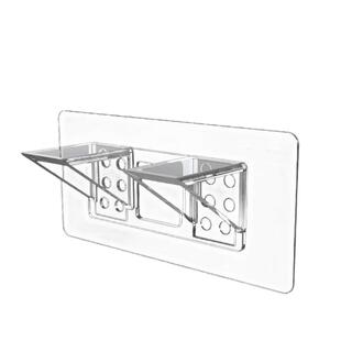 隔板托免打孔固定器层板托衣柜分层直角柜子卡扣贴固定托装饰挂钩