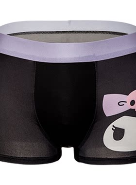 小恶魔kitty猫情侣卡通蕾丝内裤
