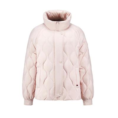 雅鹿时尚短款立领羽绒服