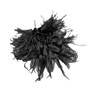 唯美浪漫飘逸羽毛点钻发圈韩国辣妹显发量多大肠圈扎发皮筋头绳女