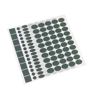 汉唐灰色不干胶标签打印纸圆点箭头标签椭圆形手写数字月份标签先进先出贴纸定制GP ROHS检测QC psaa环保贴纸