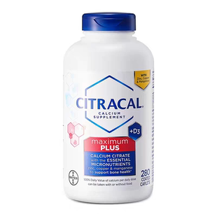 【现货】美国进口Bayer拜耳Citracal柠檬酸钙维生素D3美信钙280粒