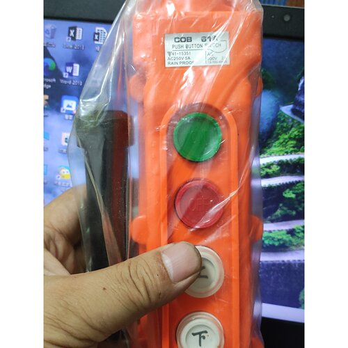 议价COB61A按钮开关橙色外壳全新未拆封工厂带O维修