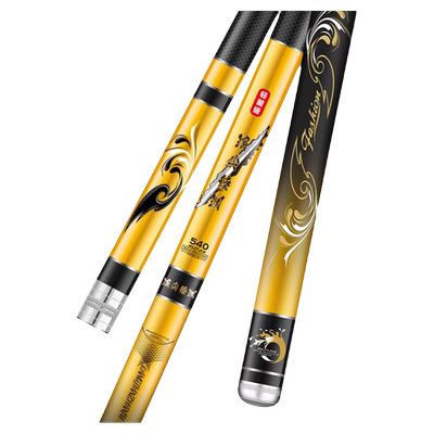 渔战将进口碳素19调台钓大物竿