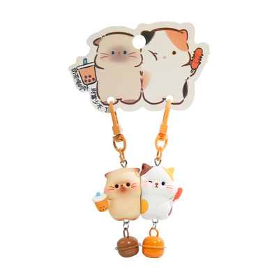 猫猫公仔车钥匙扣背包挂件