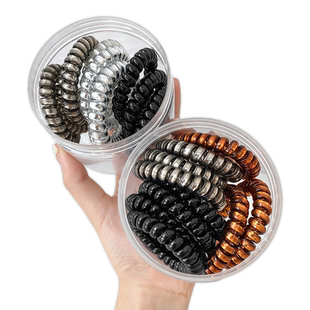 电话线发圈加粗简约网红2025年新款细小女孩皮筋发绳头绳扎头发饰