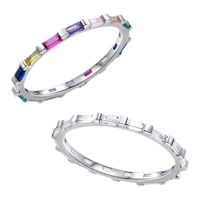 女S925纯银叠戴ins食指尾戒细