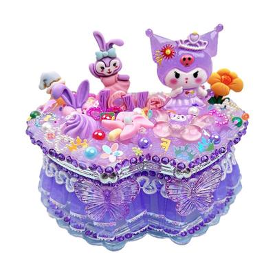 儿童奶油胶DIY甜心首饰盒