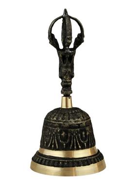 手摇纯铜金刚杵摇铃佛堂道家法器