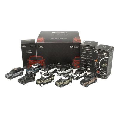 路虎卫士车模路虎玩具盲盒