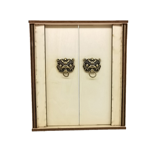 现代新款木门手工拼装大木门模型制作木头门沙盘设计场景材料套装