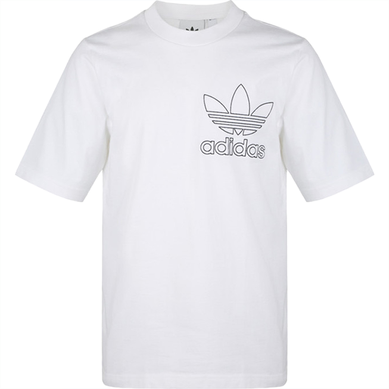 Adidas/阿迪达斯正品 三叶草 男子OUTLINE TEE短袖T恤 DW8714
