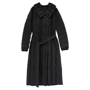纳帕佳过膝连帽显瘦羽绒服女款
