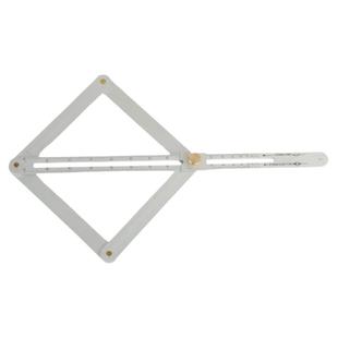 对角尺集成吊顶角度尺加厚裁边装修木工门窗量角360多功能量角器