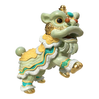 数字福礼玉狮庆云瑞跃东方送平安送长辈送朋友数字藏品线上礼赠