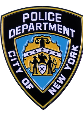 美国纽约警察NYPD标志金属徽章
