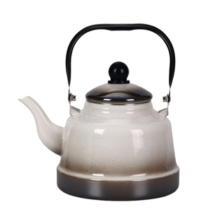 搪瓷烧水壶珐琅瓷家用凉水壶荧光镜面光滑加厚茶壶电磁炉明火通用