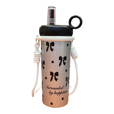 大容量保温杯高颜值女吸管杯新款