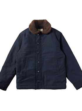 厚海军甲板服浮生羊毛内衬冬季
