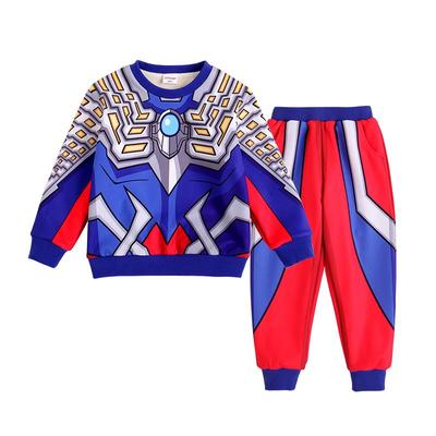 Ultraman奥特曼加绒秋冬男童套装