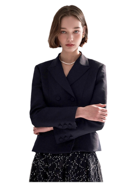 W职业优雅气质短款西服女
