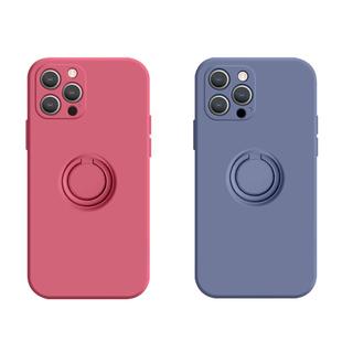 适用苹果17promax车载磁吸指环扣iPhone13手机壳12mini带支架一体11全包xs防摔SE车载15液态xr硅胶ip16软壳
