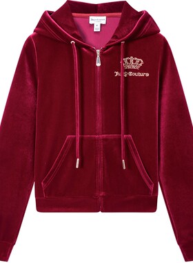 JuicyCouture橘滋丝绒外套