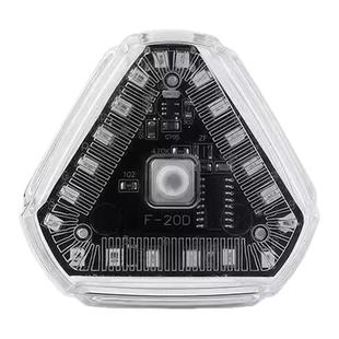 电动车震动发光防追尾爆闪灯免接线骑行摩托车震动警示自动闪光灯