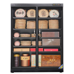 惠通防潮箱茶叶防潮柜大容量邮票镜头单反电子除湿柜黑车白茶普洱茶干燥柜器材箱茶叶干燥箱茶叶柜电子防潮箱