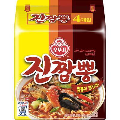 不倒翁海鲜风味方便面130g×4袋