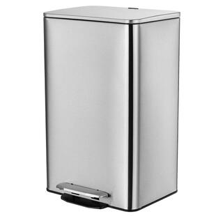 朗艺垃圾桶家用不锈钢钛黑厨房奶茶店吸异味臭15升21升30升发顺丰