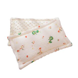 婴儿枕头云片枕平枕巾0-1-2岁棉新生儿宝宝安抚豆豆枕夏春秋儿童