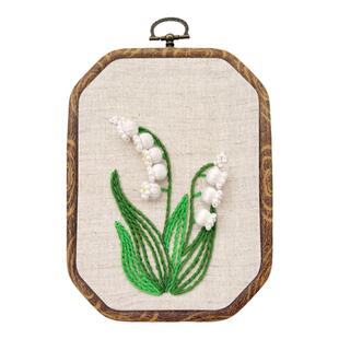 指间鲁绣刺绣diy手工自绣材料包布艺立体绣花法式绣品团建送男友