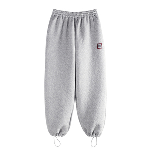 轩靓【空气棉】夹层睡裤女秋冬纯棉加厚长裤直筒保暖珊瑚绒家居裤