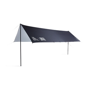 ampm全日营/自由之魂联名天幕帐篷黑色涂银户外露营防晒｜黑核