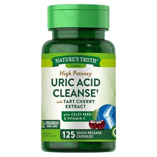 自然之珍酸樱桃西芹菜籽精华125粒中老年活动关节保健品美国进口