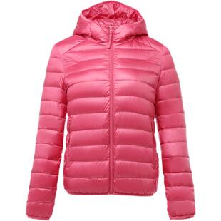 雪中飞2026夏新款女百搭排骨羽绒连帽秋羽绒服爆款叠穿舒适外套S