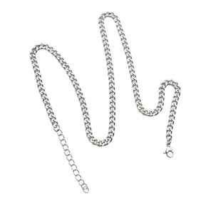 钛钢两面磨配链diy手工素链防水项链链条饰品配件可定制长度饰链