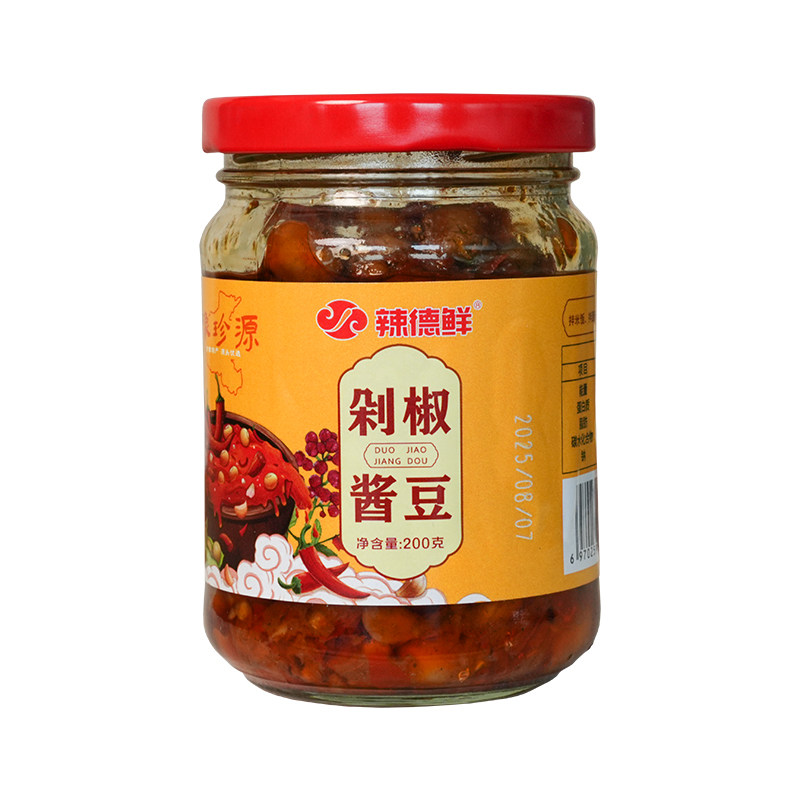 河南农家自制香辣酱豆