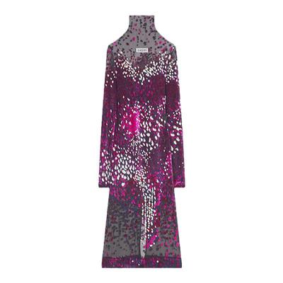 浪凡女士拼色气质款长裙