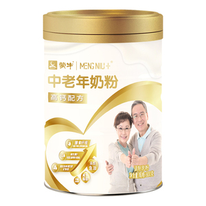蒙牛中老年鱼油粉高钙奶粉800g中老年人牛奶粉送礼营养早餐食品