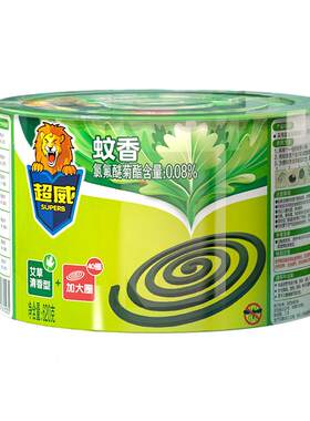 超威驱蚊盘香非无毒味艾草香