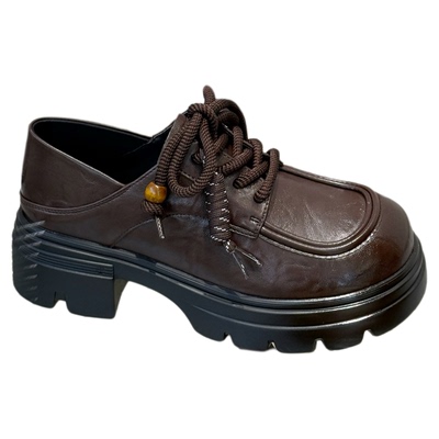 小个子增高乐福鞋系带学院风JK鞋