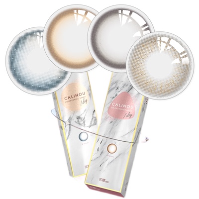 seed实瞳美瞳日抛可梨奈10片装*3彩色隐形近视眼镜正品自然混血