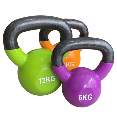 实心私教练习烤漆6kg提浸塑壶铃