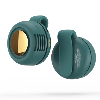 小旋风挂脖子夹子式腰无叶小风扇