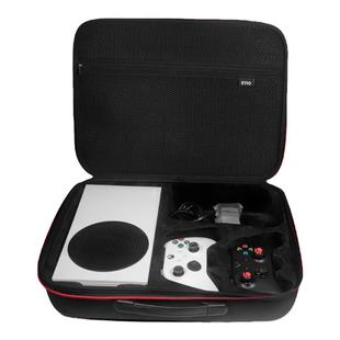 适用微软Xbox Series S游戏主机黑色便携手提收纳包Series X主机手柄全套收纳背包携带保护防摔抗震硬质盒子