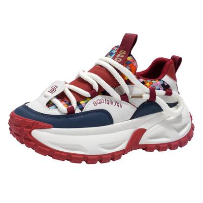 男鞋2025新款冬季青少年潮流百搭运动鞋小众休闲厚底增高老爹潮鞋